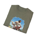 Funny Jesus Shirt | Jesus on a Dirtbike Christian T Shirt | Joyful Jesus