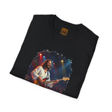 Christian T Shirt | Jesus Playing Bass at Concert | Joyful Jesus God Shirt