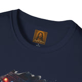 God Shirt | Jesus Playing Drums at Concert Christian T Shirt | Joyful Jesus