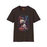Christian T Shirt | Jesus Playing Guitar at Concert | Joyful Jesus Faith Shirt