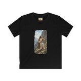 Kids God Shirt | Jesus Hiking Mountain Christian Kids T Shirt | Faith Apparel