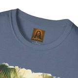 Christian Shirt | Jesus with Baby Otters Funny Christian T Shirt | Joyful Jesus