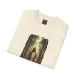 Religious Shirt | Jesus Walking in the Woods Christian T Shirt | Faith Shirt