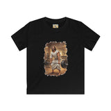 Kids Funny Jesus Shirt | Jesus Lifting Weights Christian Kids T Shirt | Faith Apparel
