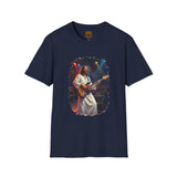 Christian T Shirt | Jesus Playing Bass at Concert | Joyful Jesus God Shirt