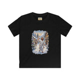 Kids Jesus Snowball Fight Shirt | Funny Christian Christmas Kids T Shirt | Joyful Jesus