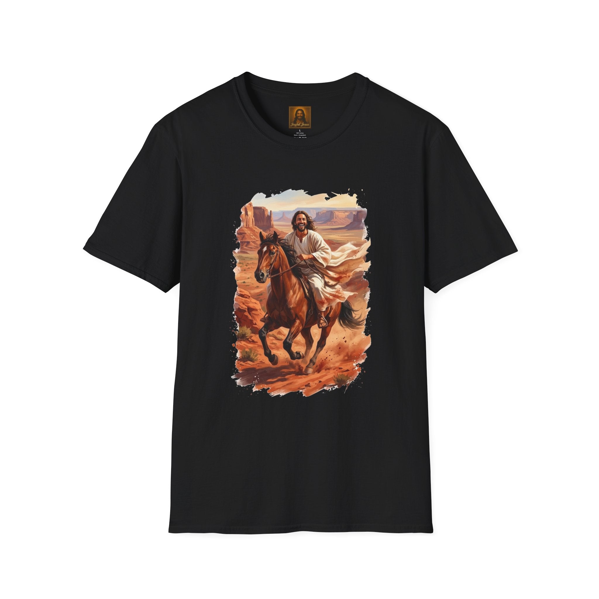 Jesus Shirt | Jesus on Horseback Christian Apparel | Joyful Jesus