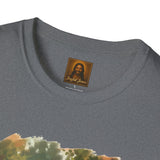 Funny Jesus Shirt | Jesus Playing with Puppies Christian T Shirt | Joyful Jesus