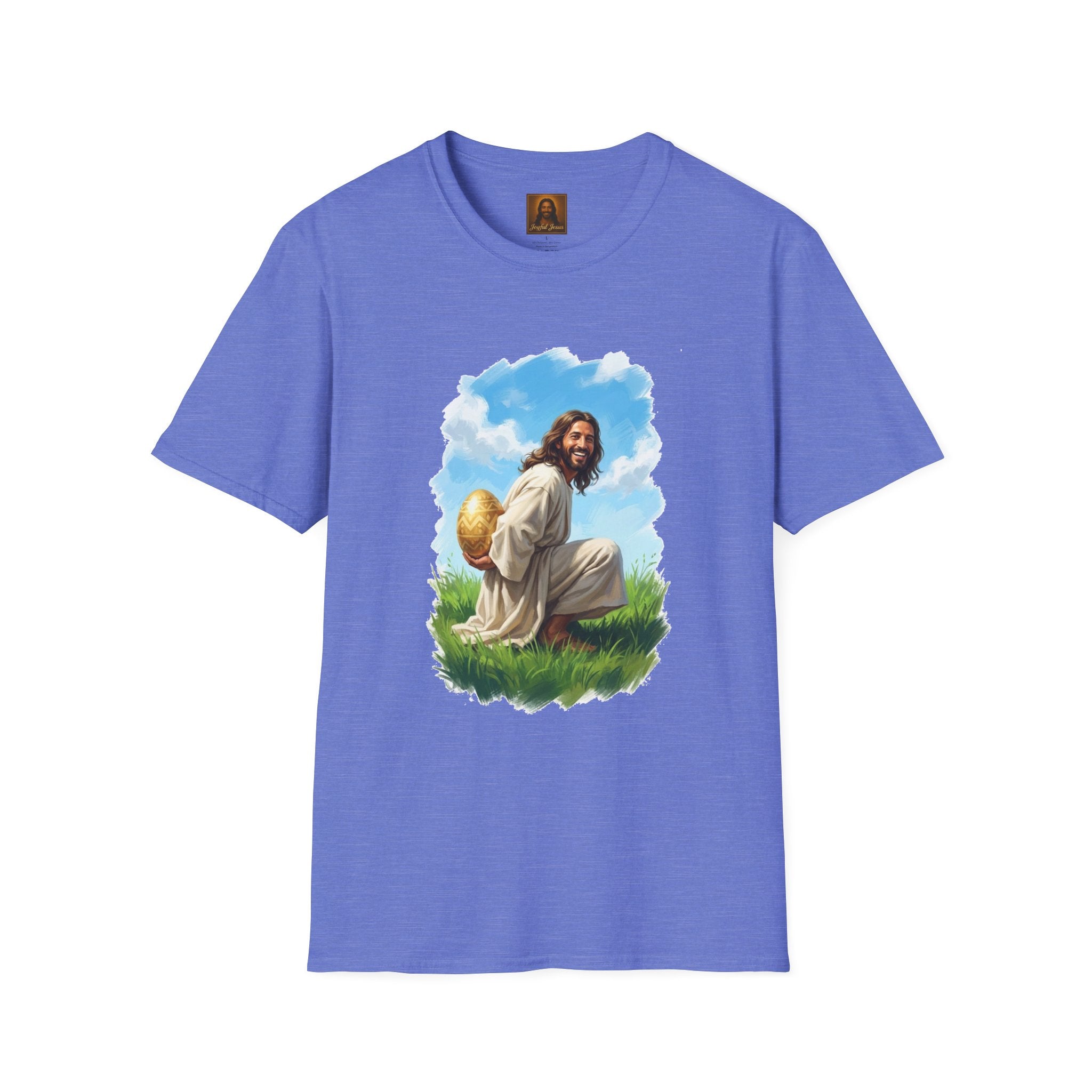 Jesus Easter Egg Shirt, Funny Christian Easter Art, Golden Egg Faith Tee