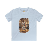 Kids Funny Jesus Shirt | Jesus Lifting Weights Christian Kids T Shirt | Faith Apparel
