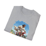 Funny Jesus Shirt | Jesus on a Dirtbike Christian T Shirt | Joyful Jesus