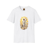 He Is Risen Easter Shirt, Joyful Jesus Resurrection Art, Christian Faith Tee