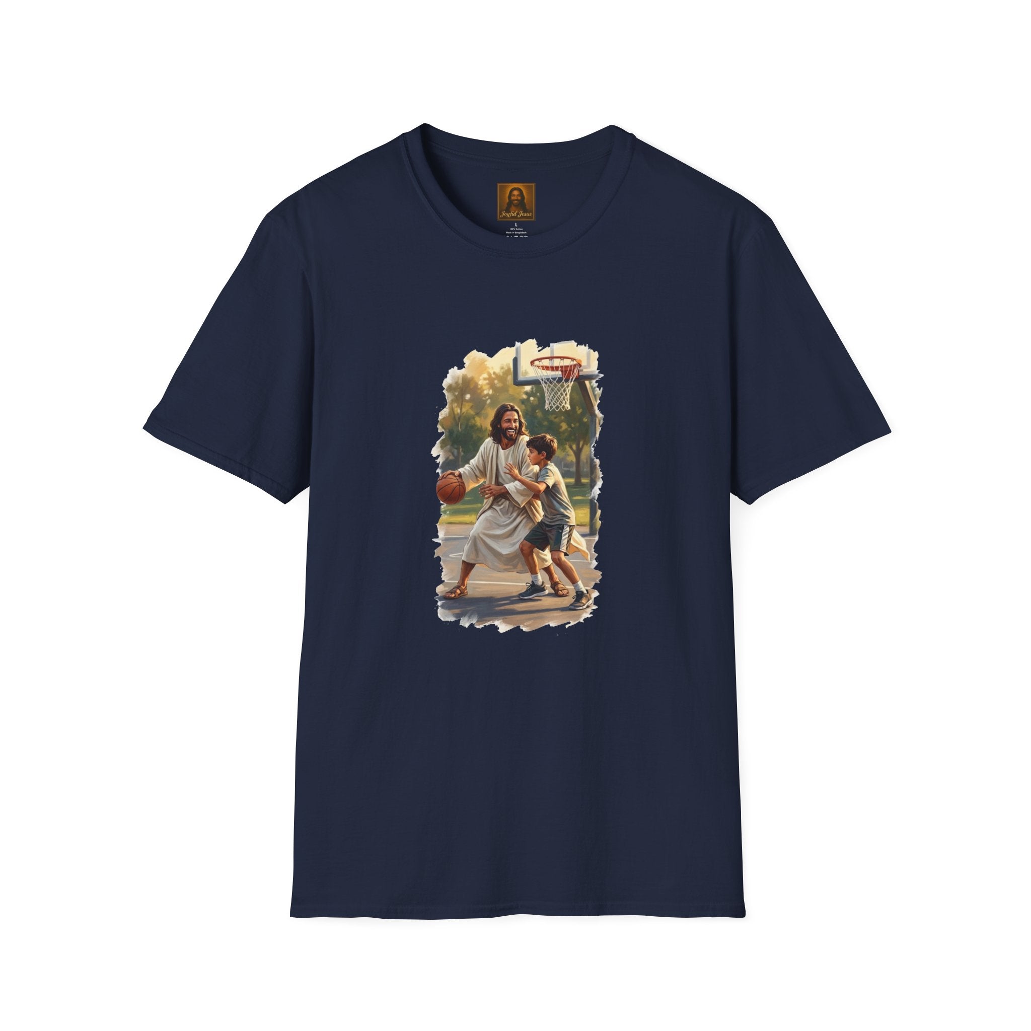 Funny Jesus Shirt | Jesus Playing Basketball Christian Shirt | Joyful Jesus