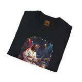 God Shirt | Jesus Playing Drums at Concert Christian T Shirt | Joyful Jesus