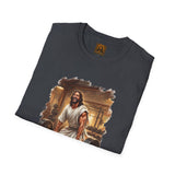 Funny Jesus Shirt | Jesus Lifting Weights Christian T Shirt | Faith Apparel