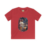 Kids God Shirt | Jesus Playing Drums at Concert Christian Kids T Shirt | Joyful Jesus