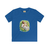 Kids Christian Shirt | Jesus with Baby Animals Faith Kids T Shirt | Joyful Jesus