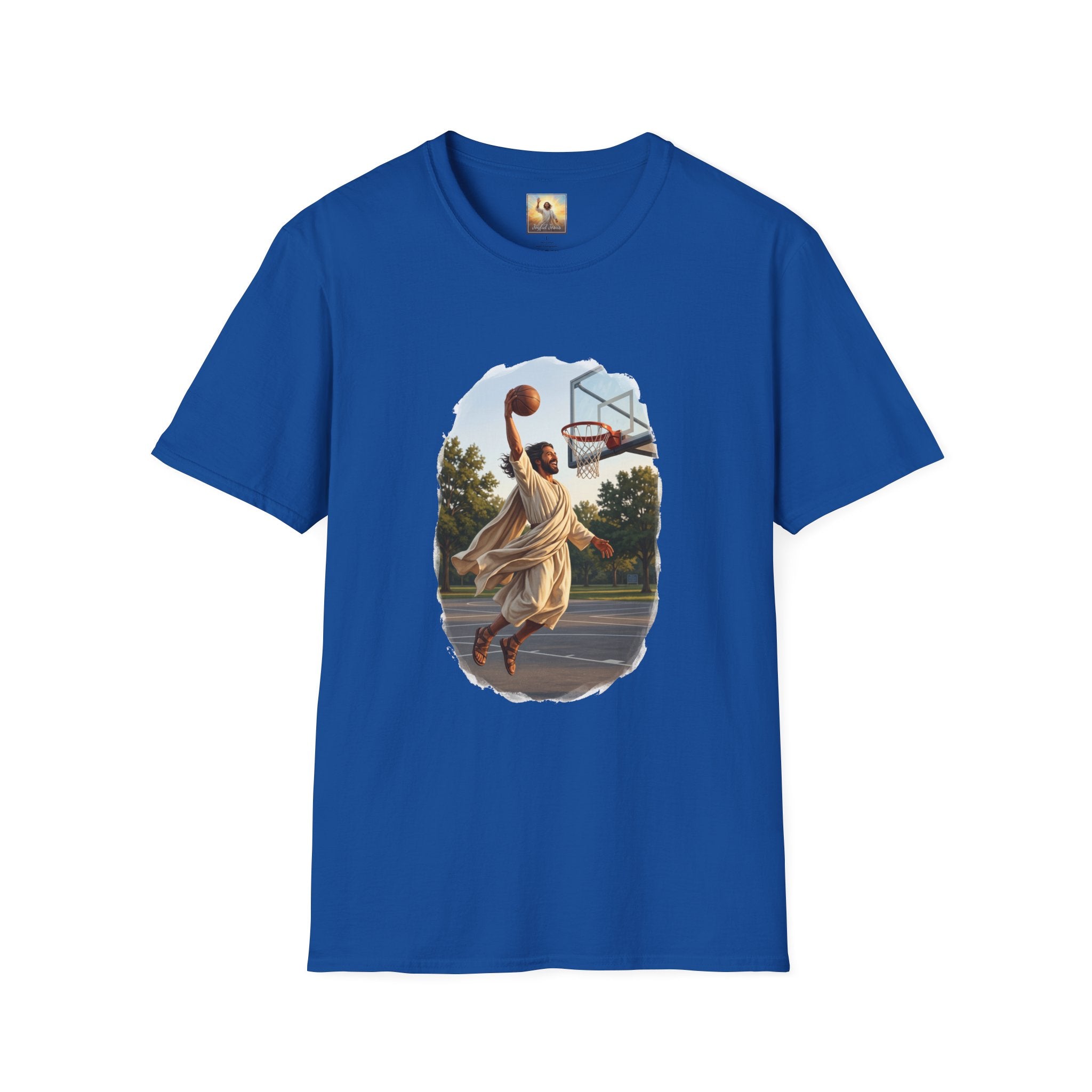 Jesus Dunking Shirt | Jesus Slam Dunk Funny Christian Basketball T Shirt | Joyful Jesus