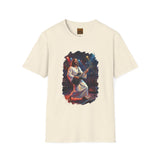 Christian T Shirt | Jesus Playing Guitar at Concert | Joyful Jesus Faith Shirt