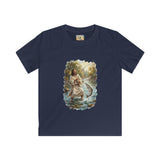 Kids Jesus Shirt | Fly Fishing Jesus Christian Kids T Shirt | Joyful Jesus God Shirt