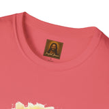 He Is Risen Easter Shirt, Joyful Jesus Resurrection Art, Christian Faith Tee