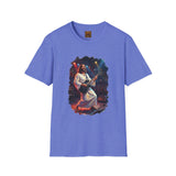 Christian T Shirt | Jesus Playing Guitar at Concert | Joyful Jesus Faith Shirt
