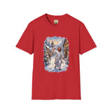 Jesus Snowball Fight Shirt | Funny Christian Christmas T Shirt | Joyful Jesus
