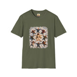 Christmas Jesus Shirt | Snow Angels with Jesus Christian Christmas T Shirt | Joyful Jesus