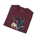 Christian T Shirt | Jesus Playing Bass at Concert | Joyful Jesus God Shirt