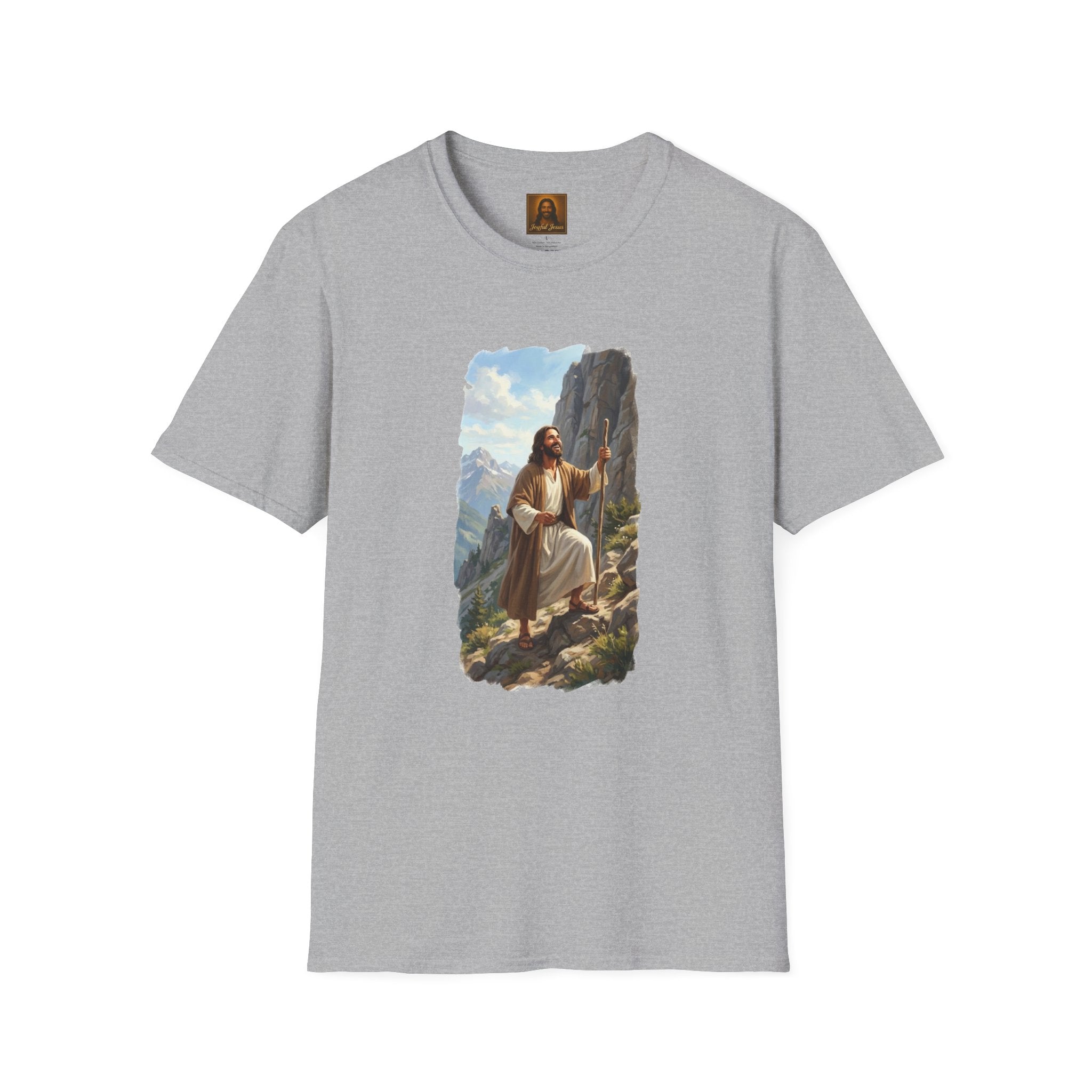 God Shirt | Jesus Hiking Mountain Christian T Shirt | Faith Apparel