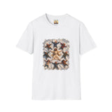 Christmas Jesus Shirt | Snow Angels with Jesus Christian Christmas T Shirt | Joyful Jesus