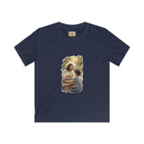 Kids Christian Shirt | Jesus Playing Chess Funny Jesus Kids T Shirt | Joyful Jesus