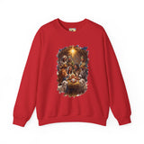 Nativity Sweatshirt | Joyful Nativity Scene with Wise Men Christian Christmas Crewneck | Joyful Jesus