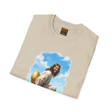 Jesus Easter Egg Shirt, Funny Christian Easter Art, Golden Egg Faith Tee