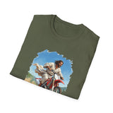 Funny Jesus Shirt | Jesus on a Dirtbike Christian T Shirt | Joyful Jesus