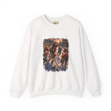 Jesus Hockey Sweatshirt | Jesus Playing Hockey with Kids Christian Christmas Crewneck | Joyful Jesus