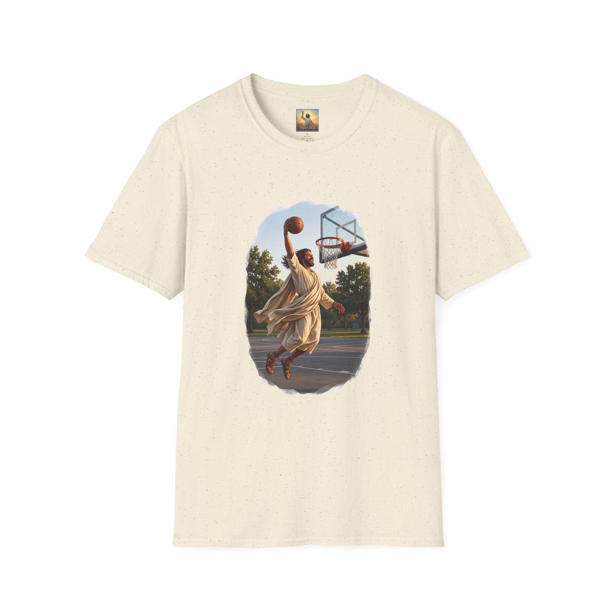 Jesus Dunking Shirt | Jesus Slam Dunk Funny Christian Basketball T Shirt | Joyful Jesus