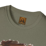 Funny Jesus Shirt | Jesus Lifting Weights Christian T Shirt | Faith Apparel