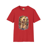 Jesus Basketball Shirt | Jesus Playing Basketball with Kids Christian T Shirt | Joyful Jesus