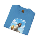 Jesus Easter Egg Shirt, Funny Christian Easter Art, Golden Egg Faith Tee