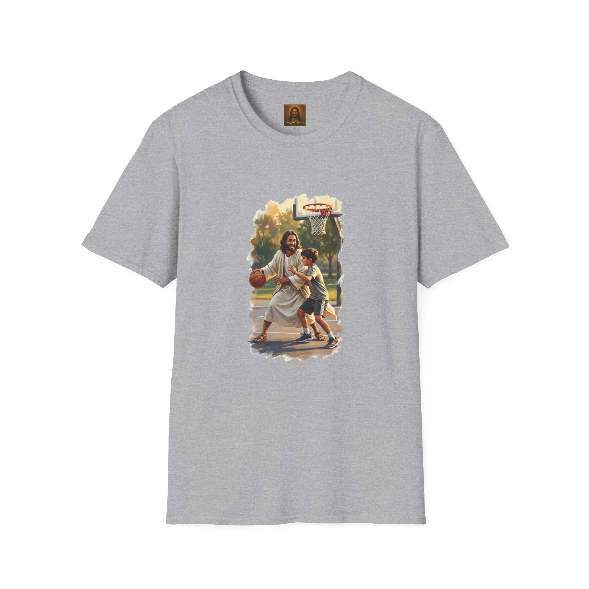 Funny Jesus Shirt | Jesus Playing Basketball Christian Shirt | Joyful Jesus