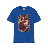 Jesus Hugging Santa Shirt | Funny Christian Christmas T Shirt | Joyful Jesus