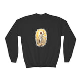 Kids Jesus Sweatshirt | He Is Risen Christian Kids Crewneck Sweatshirt | Joyful Jesus