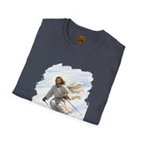 Jesus Shirt | Skiing Jesus Christian Apparel | Joyful Jesus Faith Shirt