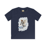 Kids Jesus Shirt | Skiing Jesus Christian Apparel Kids T Shirt | Joyful Jesus Faith Shirt