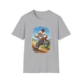 Funny Jesus Shirt | Jesus on a Dirtbike Christian T Shirt | Joyful Jesus