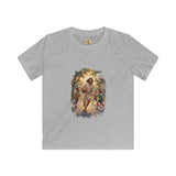 Kids Jesus Basketball Shirt | Jesus Playing Basketball with Kids Christian Kids T Shirt | Joyful Jesus