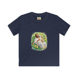 Kids Christian Shirt | Jesus with Baby Animals Faith Kids T Shirt | Joyful Jesus