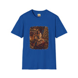 Christmas Eve Jesus Shirt | Jesus by the Fire with Sleeping Children Christian Tee | Joyful Jesus
