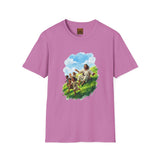 Jesus Easter Egg Roll Shirt, Kids and Jesus Spring Art, Christian Family Tee